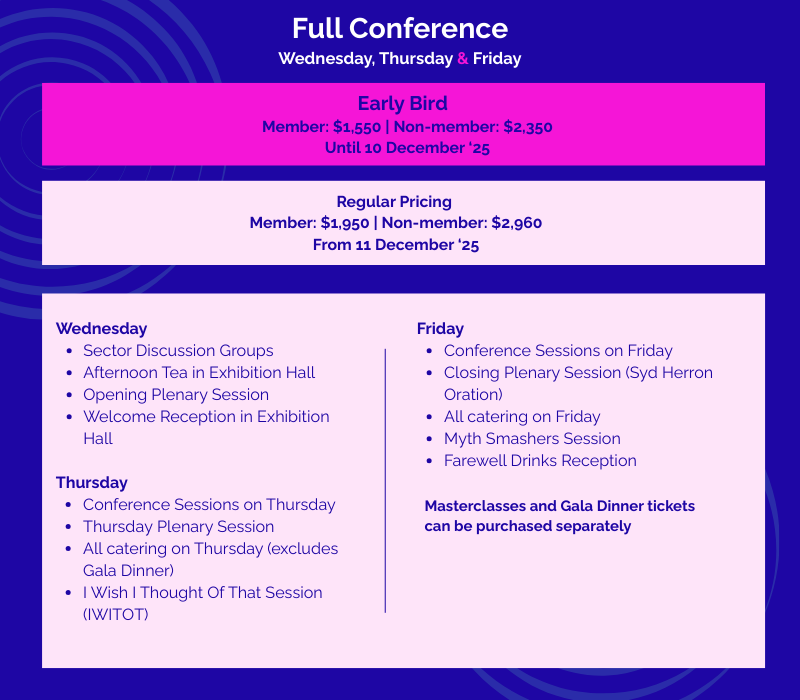 Conference Pricing Packages 2026 - 1